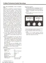 Preview for 10 page of Teac Tascam 122 MK II Owner'S Manual