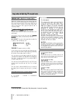 Предварительный просмотр 2 страницы Teac Tascam MD-801MKII Owner'S Manual