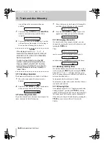 Предварительный просмотр 40 страницы Teac Tascam MD-801MKII Owner'S Manual