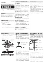 Teac TC-MFSR(T)-G Instructions For Use preview