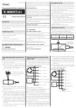 Preview for 1 page of Teac TC-NSRSP-G3 Instructions For Use