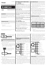 Teac TC-USR(T)23-G3 Instructions For Use предпросмотр