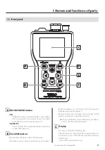 Preview for 9 page of Teac TD-01 Portable Owner'S Manual