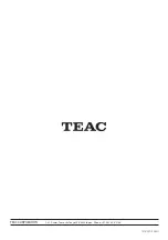 Preview for 68 page of Teac TD-01 Portable Owner'S Manual