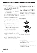 Preview for 4 page of Teac TD-X250i Owner'S Manual