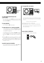 Preview for 17 page of Teac TD-X300i Owner'S Manual