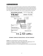 Preview for 10 page of Teac TE-AV300 Installation & Connection Manual