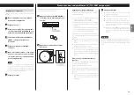 Предварительный просмотр 19 страницы Teac TN-100 Owner'S Manual