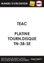 Teac TN-3B-SE/B Owner'S Manual предпросмотр