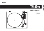 Teac TN-4D-SE Owner'S Manual preview