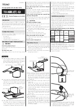 Teac TU-MXR2(T)-G3 Instructions For Use предпросмотр