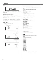 Preview for 16 page of Teac UD-701N Owner'S Manual