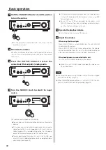 Предварительный просмотр 18 страницы Teac UD701NB Owner'S Manual