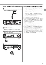 Предварительный просмотр 27 страницы Teac UD701NB Owner'S Manual