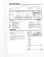 Предварительный просмотр 5 страницы Teac W-505R Owner'S Manual