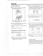 Предварительный просмотр 6 страницы Teac W-505R Owner'S Manual