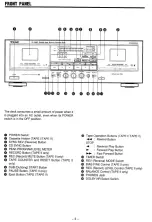 Preview for 3 page of Teac W-520R Owner'S Manual