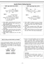 Preview for 13 page of Teac W-520R Owner'S Manual