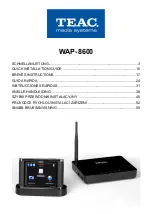 Teac WAP-8600 Quick Installation Manual preview