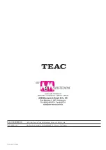 Preview for 88 page of Teac WX-7000 Owner'S Manual