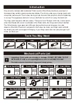 Preview for 3 page of TEACH TECH TTR-892 Assembly & Instruction Manual