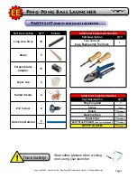 Preview for 2 page of TeacherGeek Ping-Pong Ball Launcher Manual