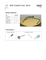 Preview for 1 page of TeacherGeek Wind Turbine Stand Build Manual