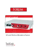 TeachLogic Infrared Wireless Microphone System Owner'S Manual preview