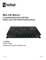 TeachLogic Matrix IRP-1650/LS4 Installer And Operation Manual preview