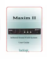 TeachLogic Maxim II User Manual preview