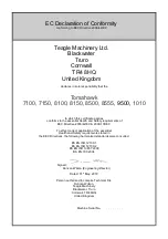 Preview for 2 page of Teagle Tomahawk 1010 Operator'S Manual