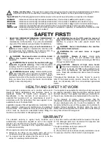 Preview for 3 page of Teagle Tomahawk 1010 Operator'S Manual