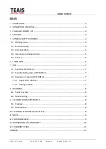 Preview for 2 page of Teais APLIC 531029 User Manual