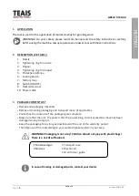 Preview for 3 page of Teais APLIC 531029 User Manual