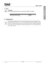 Preview for 9 page of Teais APLIC 531029 User Manual