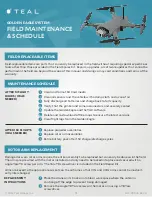 Preview for 1 page of Teal GOLDEN EAGLE Field Maintenance Manual