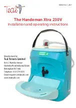 Teal The Handeman Xtra 230V Installation And Operating Instruction предпросмотр