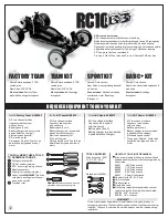 Preview for 1 page of Team Assocciated RC10 B3 Factory Team Assembly Instructions And User'S Manual