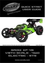 Team Corally RADIX XP 4S Quick Start User Manual preview