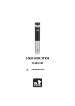 TEAM CUISINE SOUS-VIDE STICK Operating Instructions Manual предпросмотр