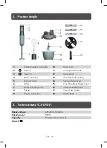 Предварительный просмотр 16 страницы TEAM CUISINE TC-007-001 User Manual