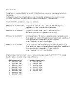 Preview for 2 page of Team Electronic PR8056 TeCom-X5 PMR User Manual