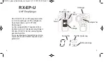 Предварительный просмотр 2 страницы Team Electronic RX-EP-U Manual