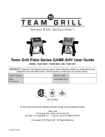 Preview for 1 page of Team Grill 120901/pgd11091 User Manual