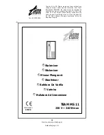 Team International MS 11 Operating Instructions Manual preview