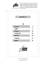 Предварительный просмотр 32 страницы Team International RAC 17 Operating Instructions Manual