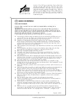 Предварительный просмотр 19 страницы Team International TEAM BL 6 Operating Instructions Manual