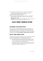 Preview for 3 page of Team International UST CM 1 Operating Instructions Manual