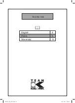 Предварительный просмотр 20 страницы Team Kalorik FM 1000 Manual