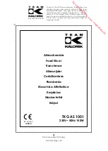 Team Kalorik TKG AS 1001 Manual preview
